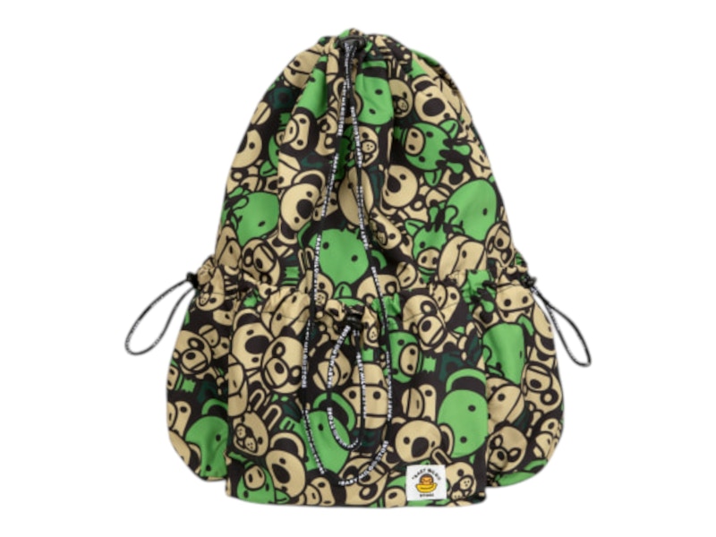 BAPE Baby Milo & Friends Large Backpack Emerald
