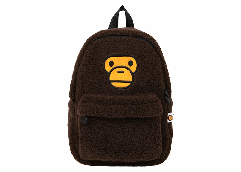 BAPE Baby Milo Fur Mini Backpack Bruin