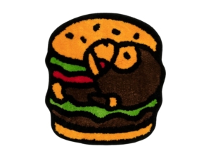 BAPE Baby Milo Hamburger Rug Multicolor