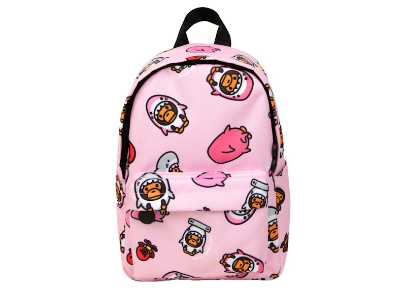 BAPE Baby Milo Hard Backpack Roze