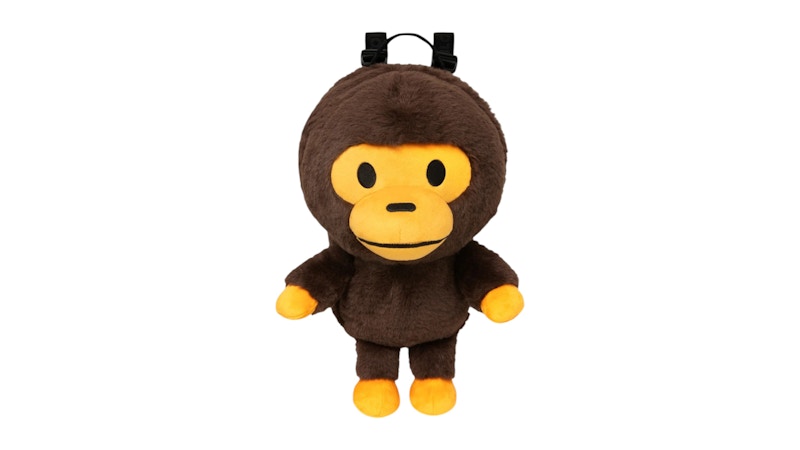 BAPE Baby Milo Large Plush Backpack Bruin