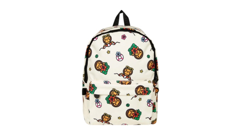 BAPE Baby Milo Medium Backpack Creme