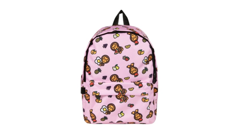 BAPE Baby Milo Medium Backpack Roze