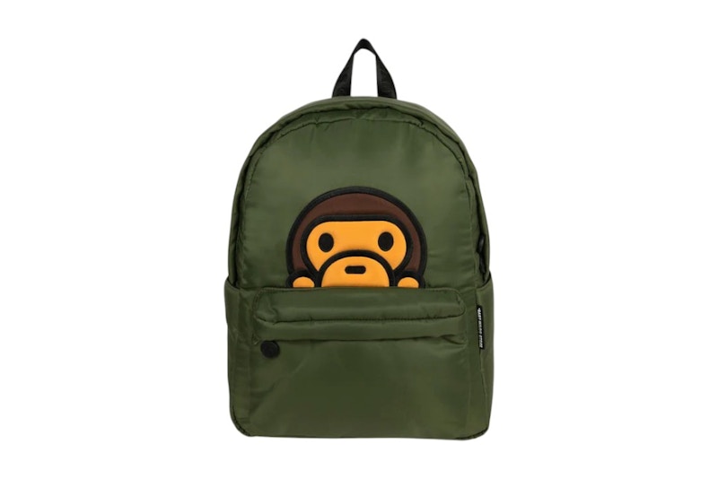 BAPE Baby Milo Medium Backpack Groen