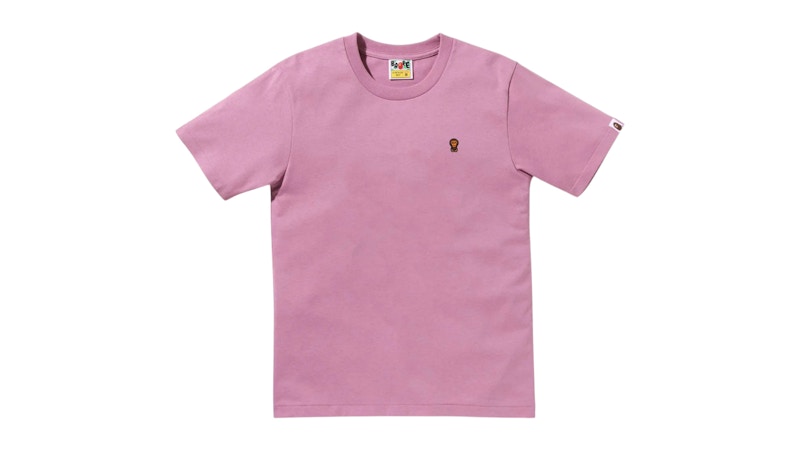 BAPE Baby Milo One Point Tee Roze