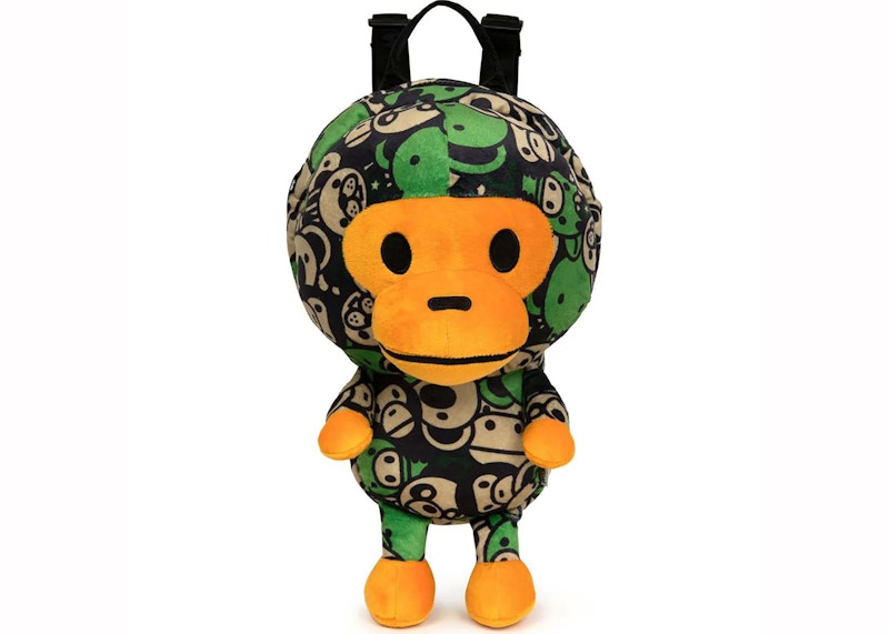 BAPE Baby Milo Plush Backpack Groen