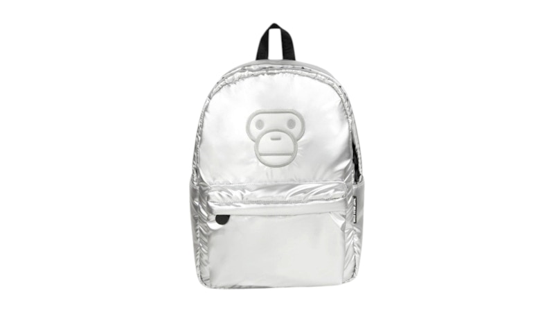BAPE Baby Milo Soft Medium Backpack Zilver