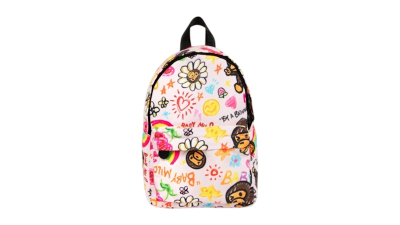 BAPE Baby Milo Soft Mini Backpack Pale Roze