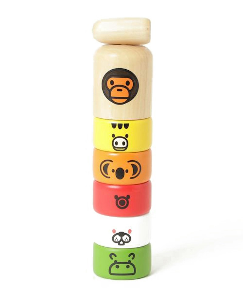 BAPE Baby Milo Wooden Game Set Multi Multicolor