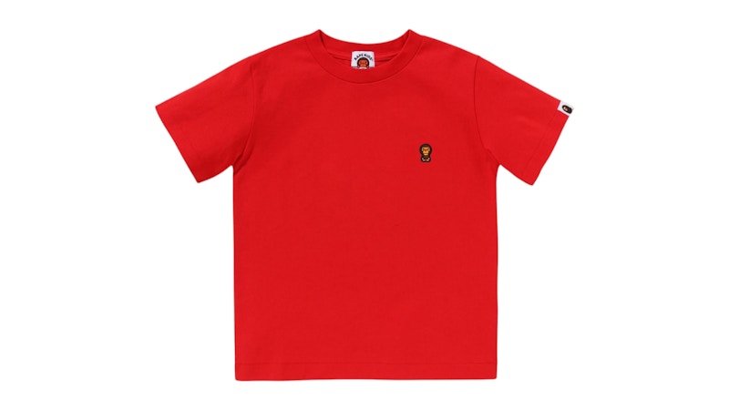 BAPE Back Banana One Point Tee Rood