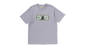 BAPE Banknote Tee Grijs