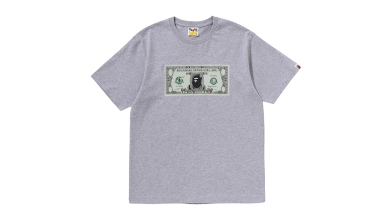 BAPE Banknote Tee Grijs