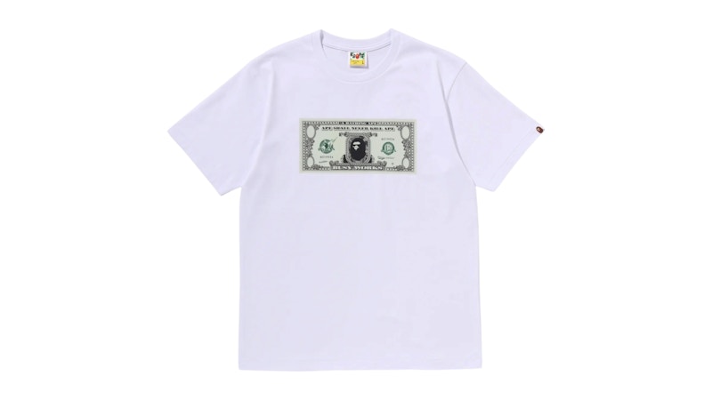 BAPE Banknote Tee Wit