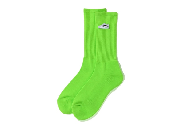 BAPE Bapesta One Point Socks Groen