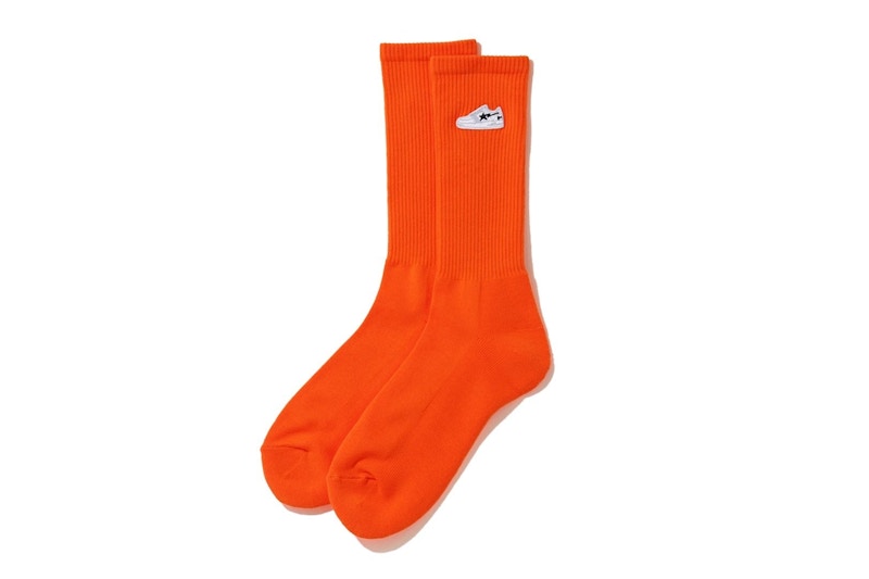 BAPE Bapesta One Point Socks Oranje