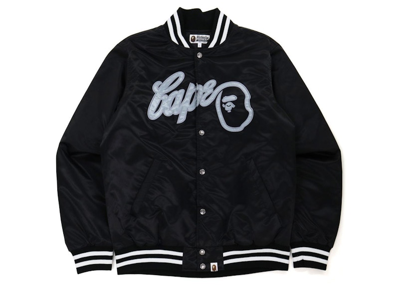 BAPE Baseball Jacket Zwart