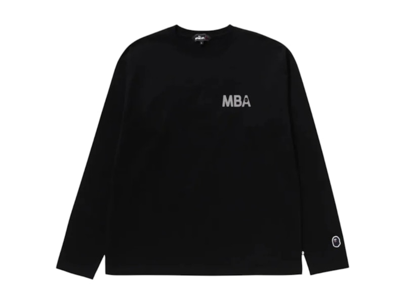 BAPE Basic L/S Tee Zwart