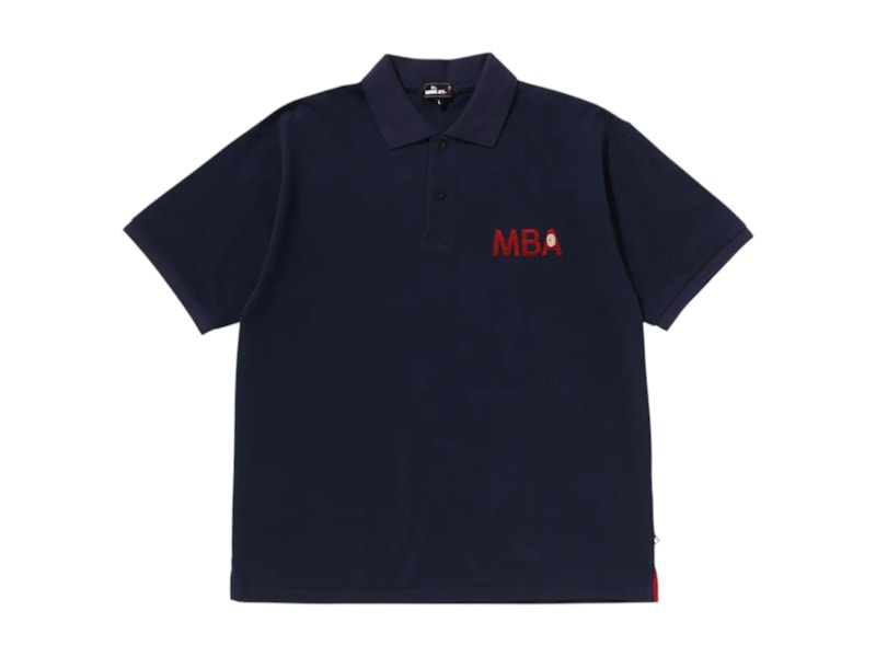 BAPE Basic Polo Shirt Blauw