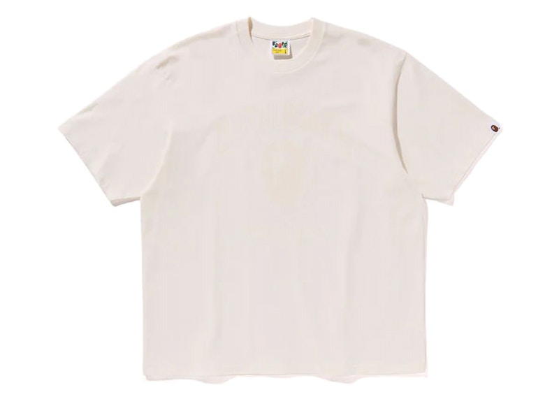 BAPE Bathing Ape Relaxed Fit Tee Ivory Wit