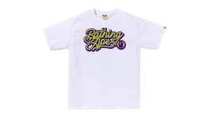 BAPE Bathing Ape Script Logo Tee Groen