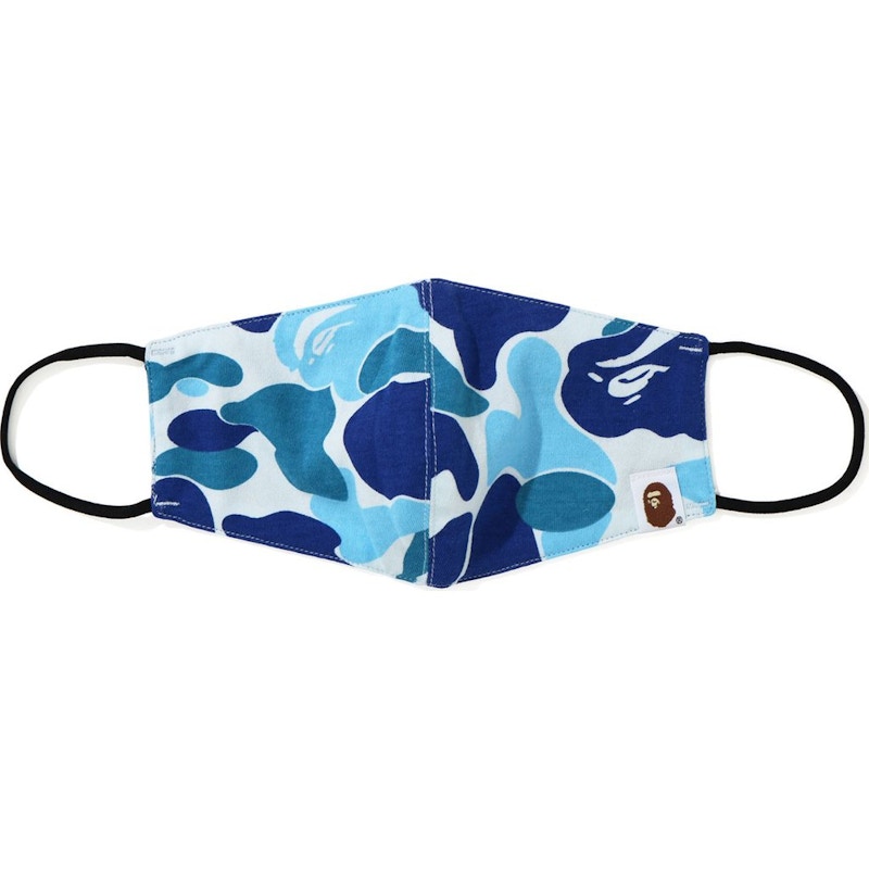BAPE Big ABC Camo Mask Blauw