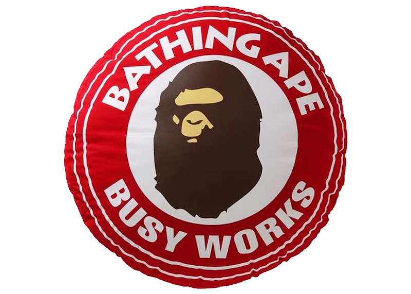 BAPE Big Busy Work Shop BWS Cushion Rood