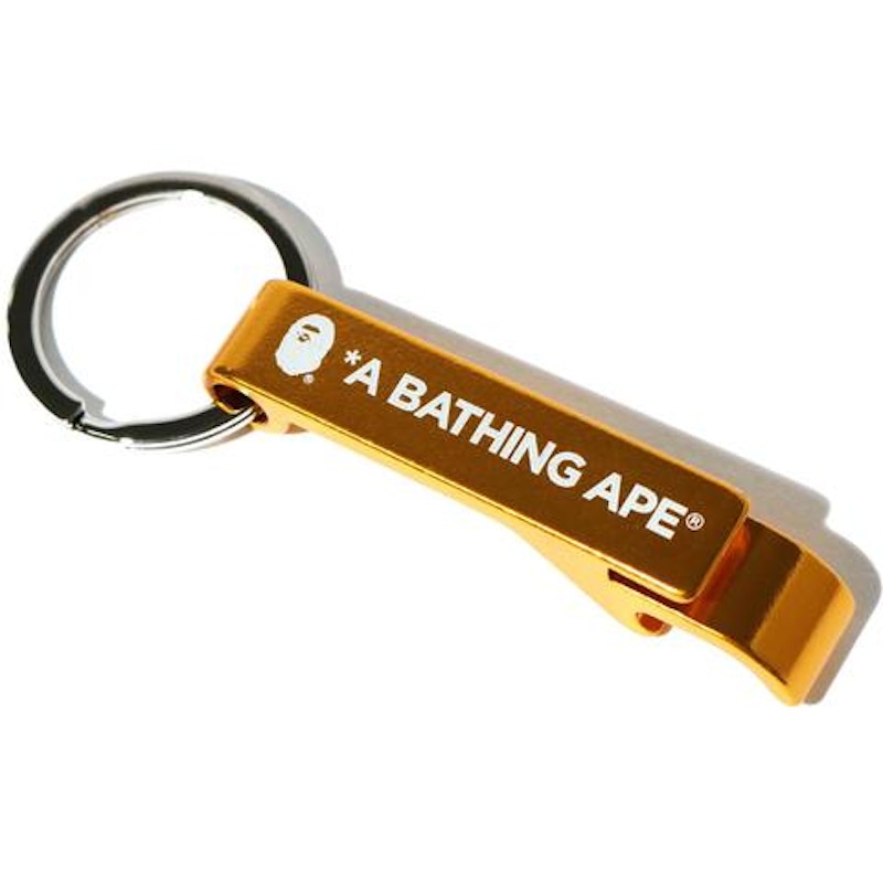 BAPE Bottle Opener Keychain Oranje