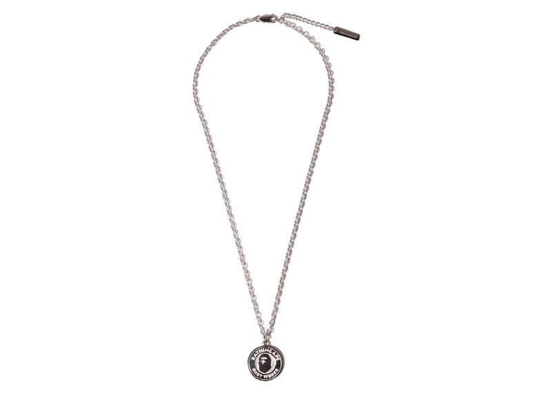BAPE Busy Works Necklace Zilver
