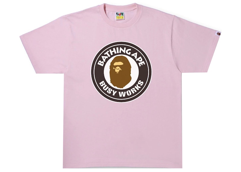 BAPE Busy Works Tee Roze