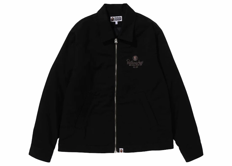 BAPE Canvas Work Jacket Zwart
