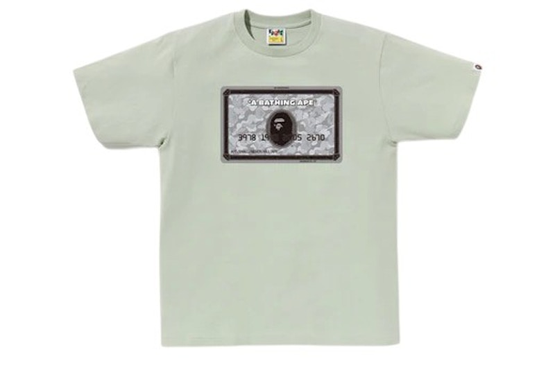BAPE Card Tee Zilver