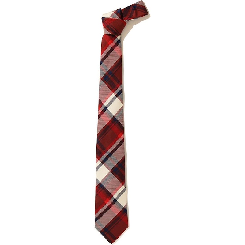 BAPE Check Tie Rood
