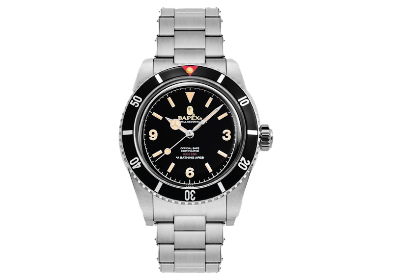 BAPE Classic Type 1 BAPEX Watch Zilver