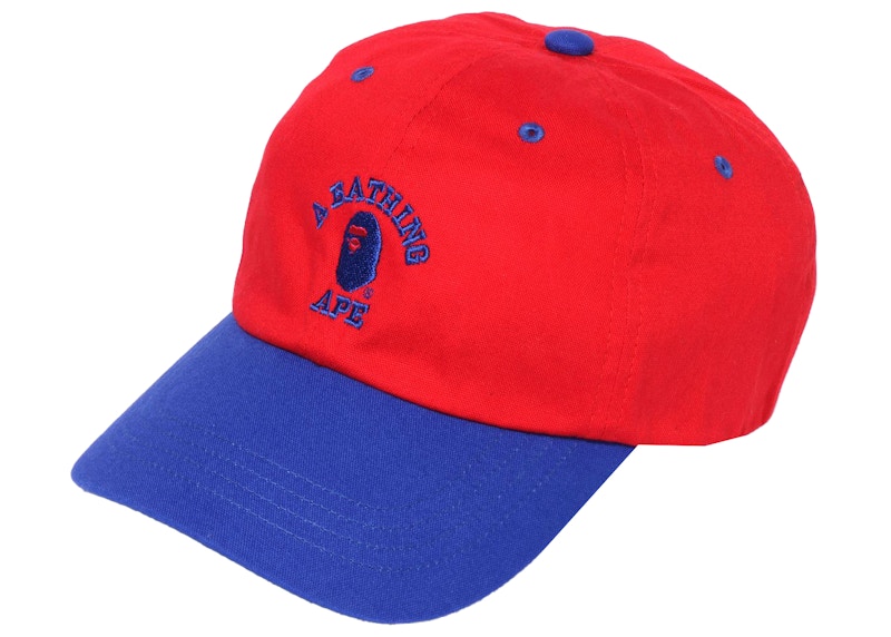 BAPE College Panel Cap Rood