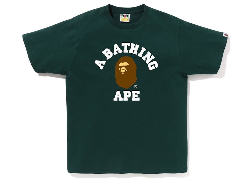 BAPE College Tee Groen