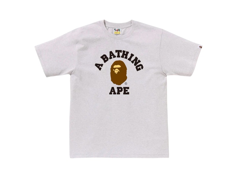 BAPE College Tee Grijs