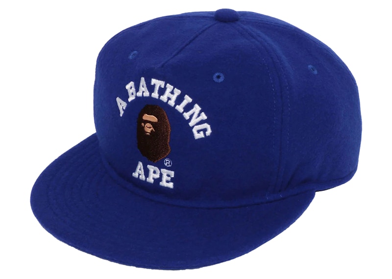 BAPE College Wool Cap Blauw