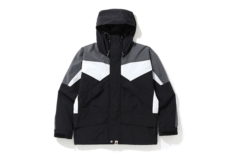 BAPE Color Block Classic Snowboard Jacket Zwart