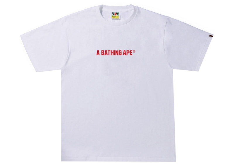 BAPE Color Camo BAPE Busy Works Tee Rood