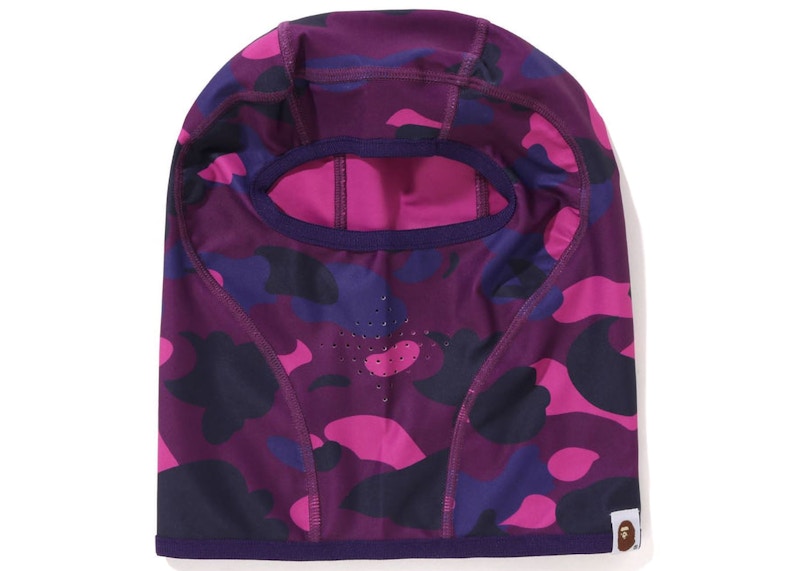 BAPE Color Camo Balaclava Paars
