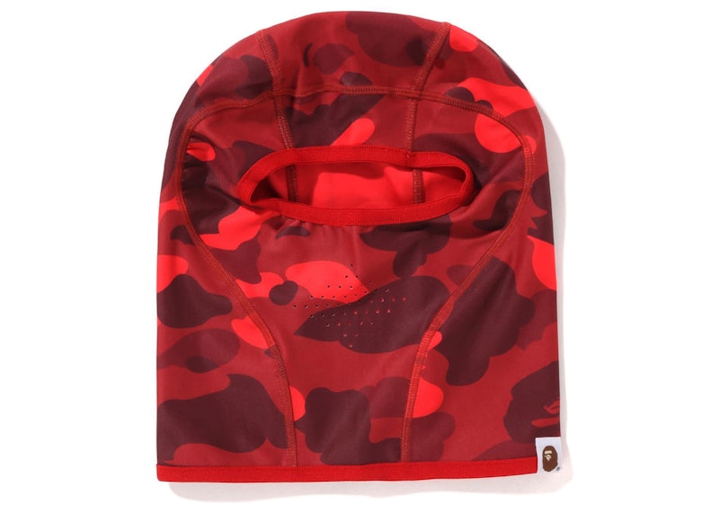 BAPE Color Camo Balaclava Rood