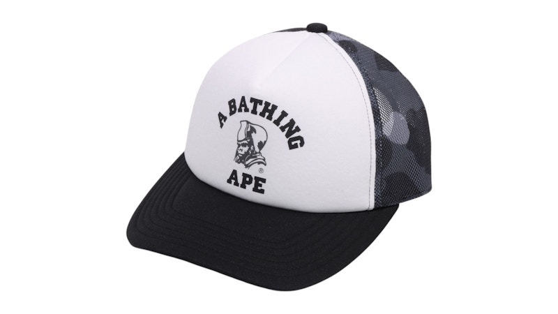 BAPE Color Camo General Mesh Cap Zwart