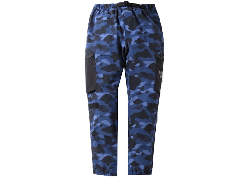 BAPE Color Camo Military Pants Blauw