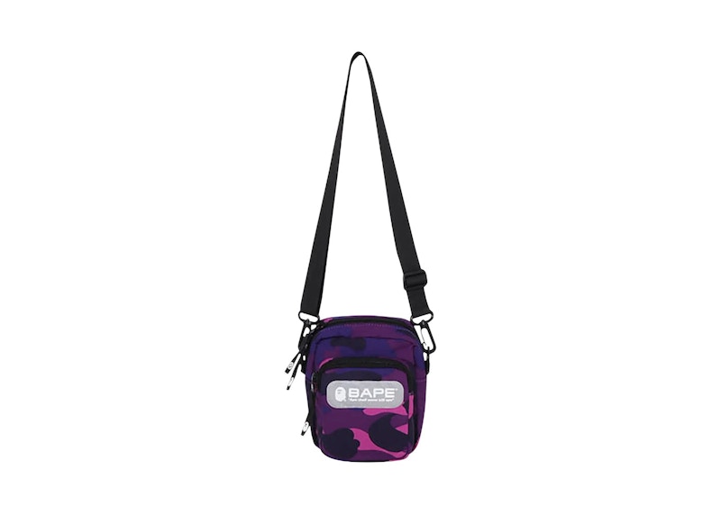 BAPE Color Camo Mini Shoulder Bag Paars