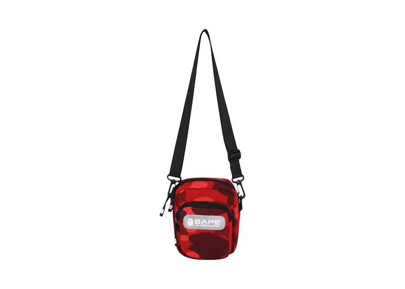 BAPE Color Camo Mini Shoulder Bag Rood