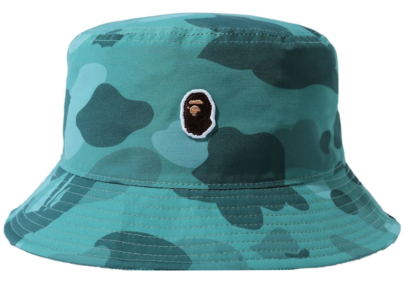 BAPE Color Camo One Point Bucket Hat Groen
