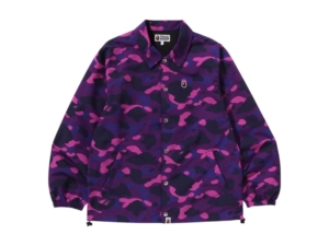 BAPE Color Camo One Point Coach Jacket Paars