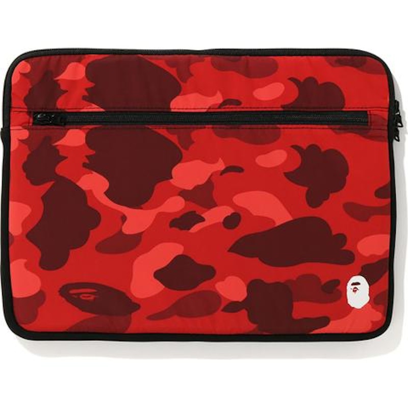 BAPE Color Camo PC Case 15in Rood