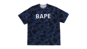 BAPE Color Camo Reversible Tee Blauw