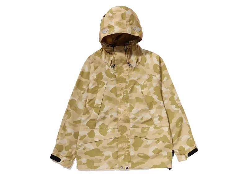 BAPE Color Camo Shark Snowboard Jacket Geel